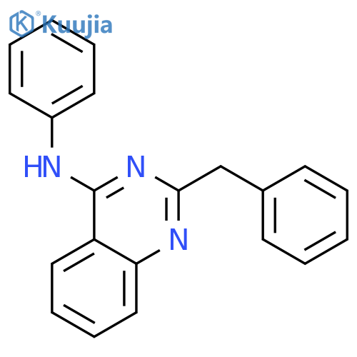 4-Quinazolinamine, N-phenyl-2-(phenylmethyl)- structure