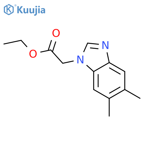 Ethyl (5,6-Dimethyl-1H-benzimidazol-1-yl)acetate structure