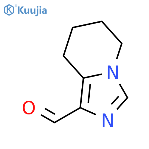 5,6,7,8-tetrahydro-Imidazo[1,5-a]pyridine-1-carboxaldehyde structure