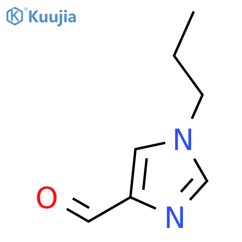 1-Propyl-1H-imidazole-4-carbaldehyde structure
