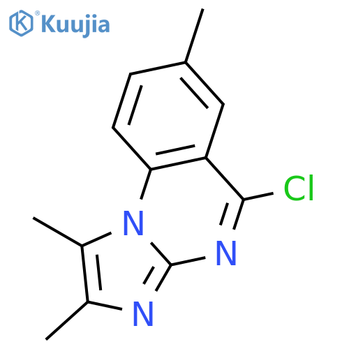 Imidazo[1,2-a]quinazoline, 5-chloro-1,2,7-trimethyl- structure