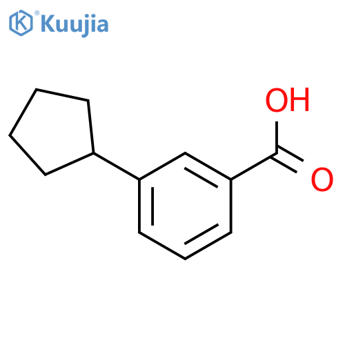 3-cyclopentylbenzoic Acid structure
