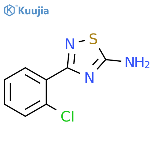 3-(2-chlorophenyl)-1,2,4-thiadiazol-5-amine structure