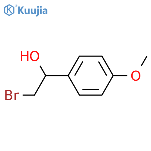 2-bromo-1-(4-methoxyphenyl)ethan-1-ol structure