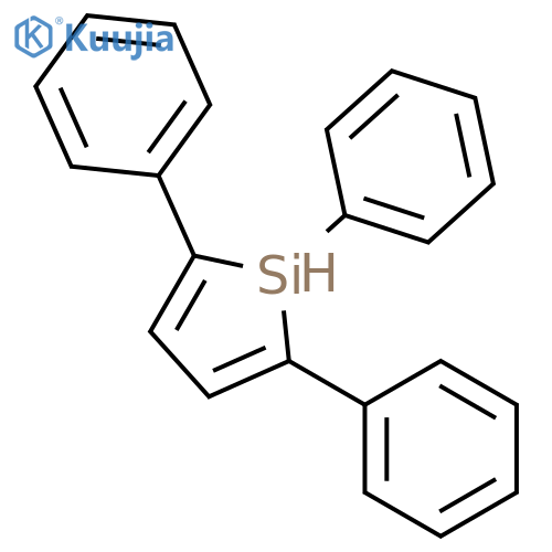 Silacyclopenta-2,4-diene, 1,2,5-triphenyl- structure
