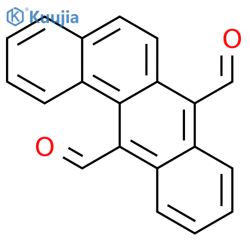 Benz[a]anthracene-7,12-dicarboxaldehyde structure