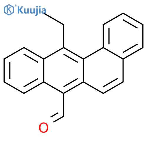Benz[a]anthracene-7-carboxaldehyde, 12-ethyl- structure