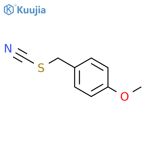 Thiocyanic acid, (4-methoxyphenyl)methyl ester structure