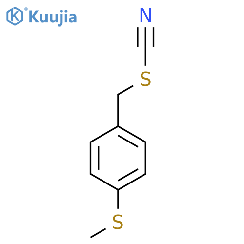 p-(Methylthio)benzyl thiocyanate structure