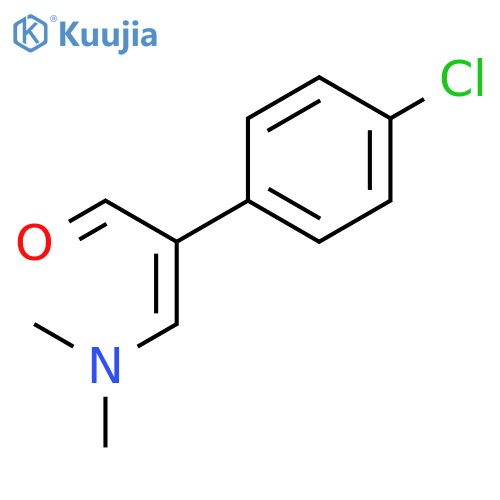 (Z)-2-(4-Chlorophenyl)-3-(dimethylamino)-2-propenal structure