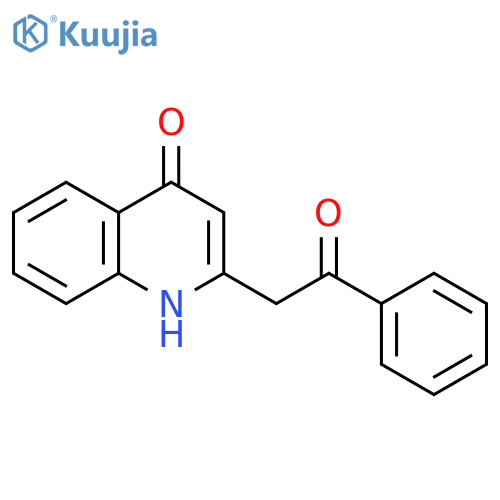 4(1H)-Quinolinone, 2-(2-oxo-2-phenylethyl)- structure