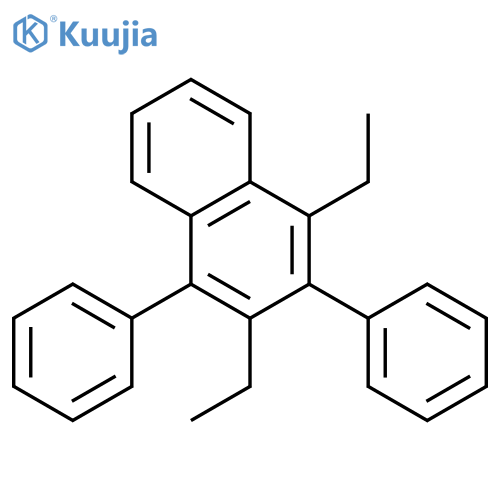 Naphthalene, 1,3-diethyl-2,4-diphenyl- structure