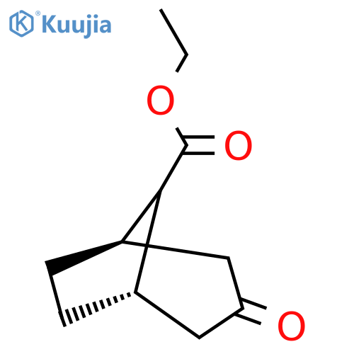 tert-butyl endo-3-oxobicyclo[3.2.1]octane-8-carboxylate structure