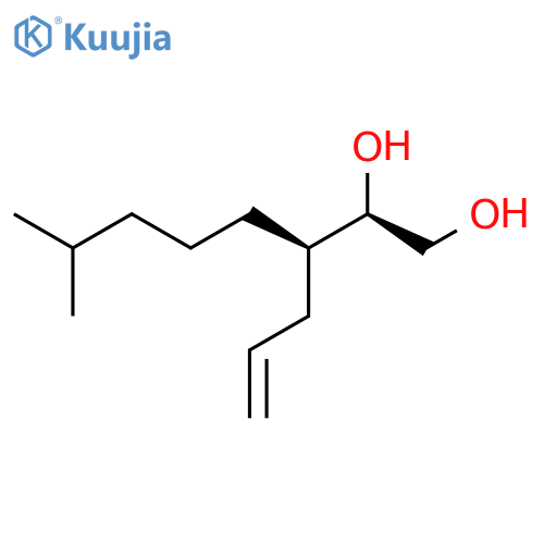 1,2-Octanediol, 7-methyl-3-(2-propenyl)-, (R*,R*)- structure