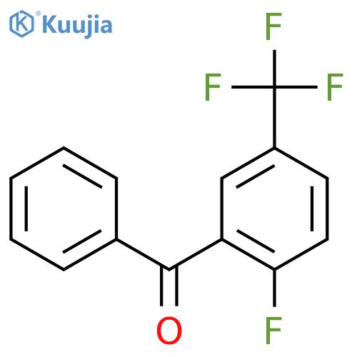 2-fluoro-5-(trifluoromethyl)benzophenone structure