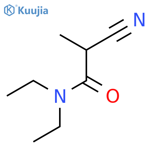 Propanamide, 2-cyano-N,N-diethyl- structure