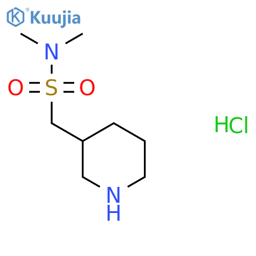 N,N-Dimethyl-1-piperidin-3-ylmethanesulfonamide hydrochloride structure