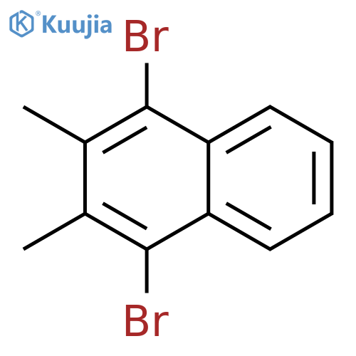 Naphthalene,1,4-dibromo-2,3-dimethyl- structure