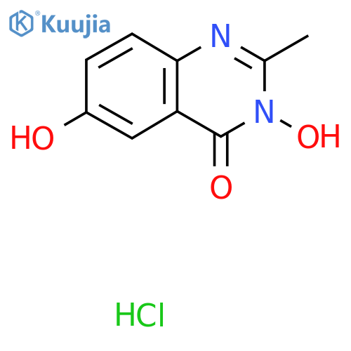 3,6-Dihydroxy-2-methylquinazolin-4(3H)-one hydrochloride structure