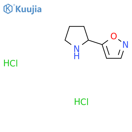 5-Pyrrolidin-2-ylisoxazole dihydrochloride structure