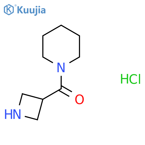 1-(Azetidin-3-ylcarbonyl)piperidine hydrochloride structure