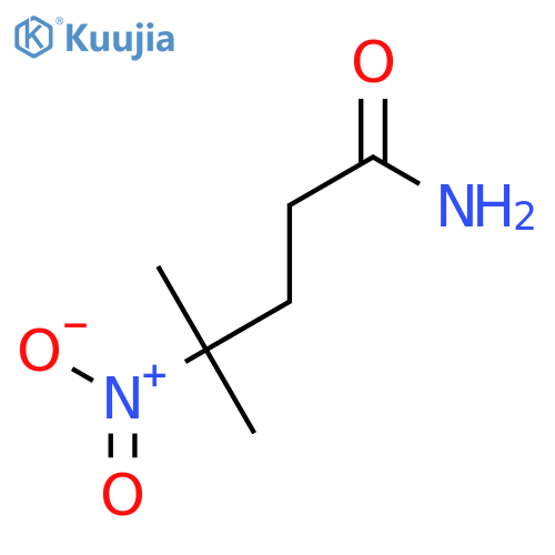 Pentanamide, 4-methyl-4-nitro- structure