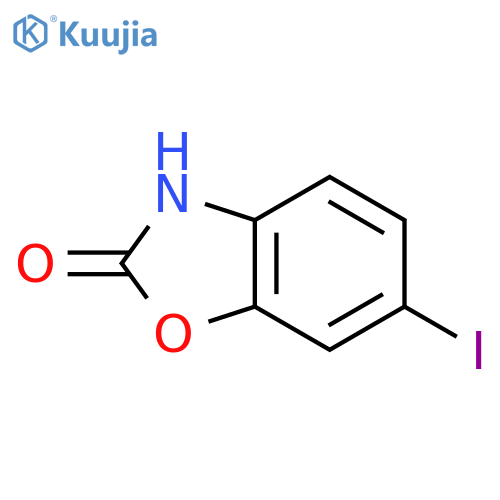 6-Iodo-2,3-dihydro-1,3-benzoxazol-2-one structure