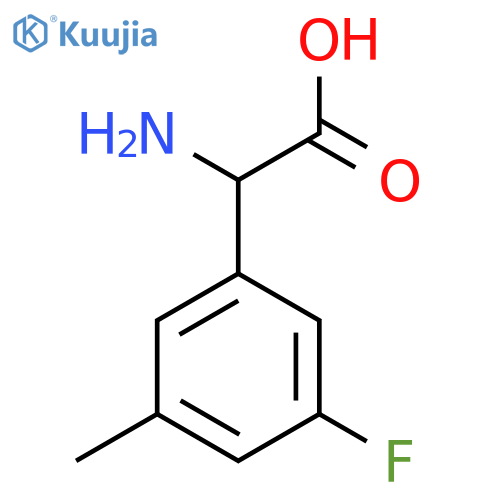 Amino(3-fluoro-5-methylphenyl)acetic Acid structure