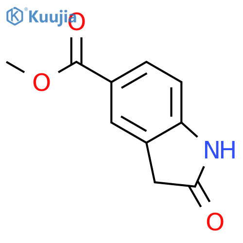 methyl 2-oxo-2,3-dihydro-1H-indole-5-carboxylate structure