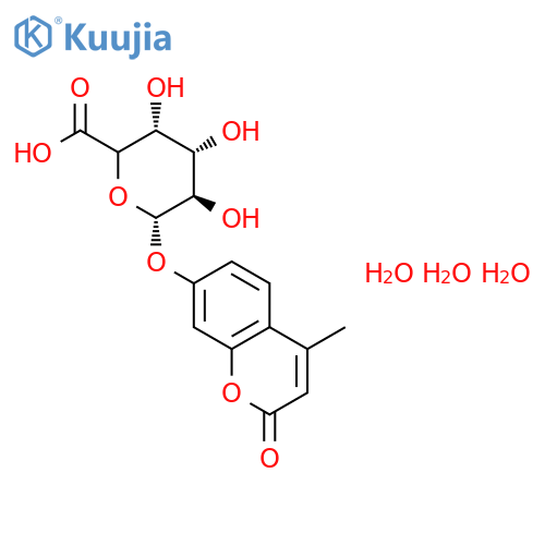 4-Methylumbelliferyl b-D-Gucuronide Trihydrate structure