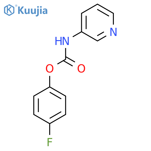 (4-Fluorophenyl) N-pyridin-3-ylcarbamate structure
