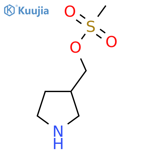 Methanesulfonic acid pyrrolidin-3-ylmethyl ester structure