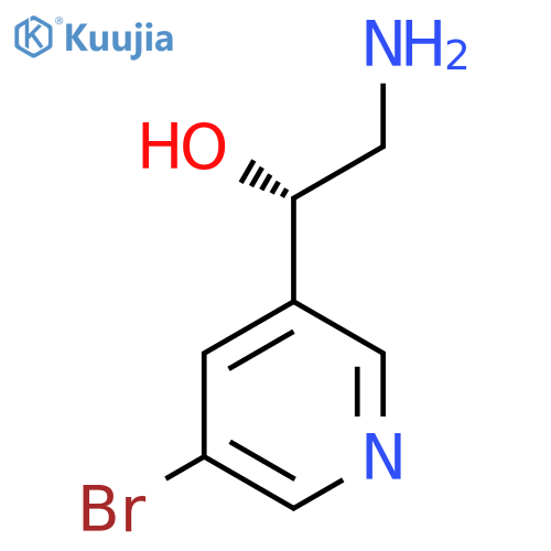 (1S)-2-amino-1-(5-bromopyridin-3-yl)ethan-1-ol structure