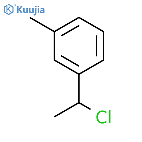 1-(1-chloroethyl)-3-methylbenzene structure