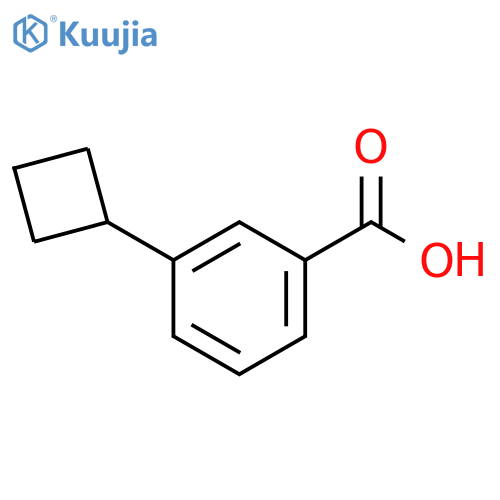 3-cyclobutylbenzoic acid structure