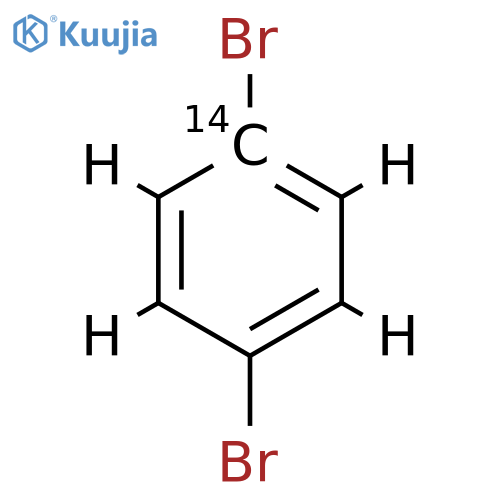1,4-Dibromobenzene (13c6, 99%) structure