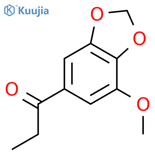 1-(7-methoxy-1,3-benzodioxol-5-yl)propan-1-one structure