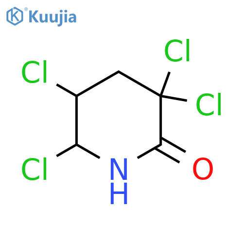 2-Piperidinone, 3,3,5,6-tetrachloro- structure