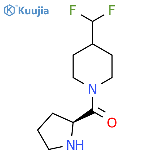 4-(difluoromethyl)-1-prolylpiperidine structure