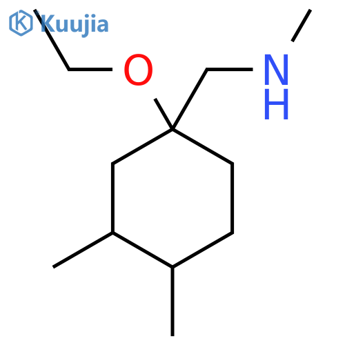(1-ethoxy-3,4-dimethylcyclohexyl)methyl(methyl)amine structure