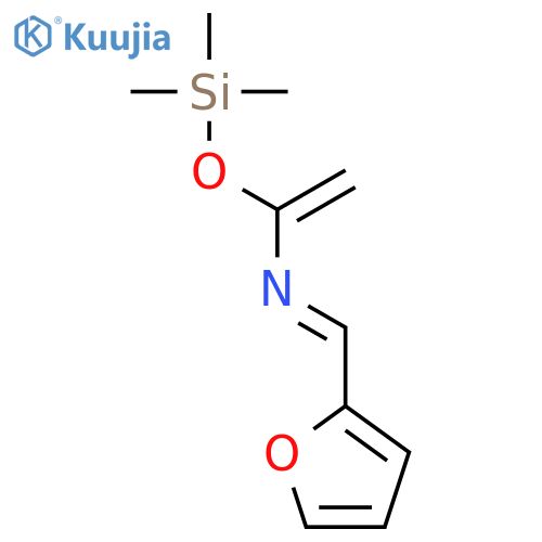 Ethenamine, N-(2-furanylmethylene)-1-[(trimethylsilyl)oxy]- structure