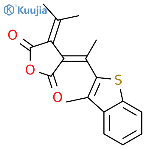2,5-Furandione, dihydro-3-[1-(3-methylbenzo[b]thien-2-yl)ethylidene]-4-(1-methylethylidene)-, (3Z)- structure