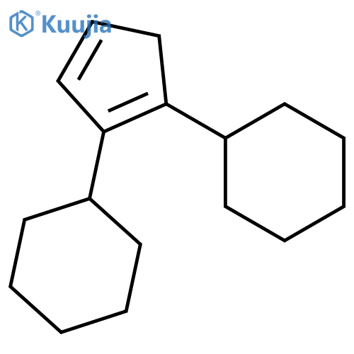 Cyclohexane, 1,1'-(cyclopentadienediyl)bis- structure