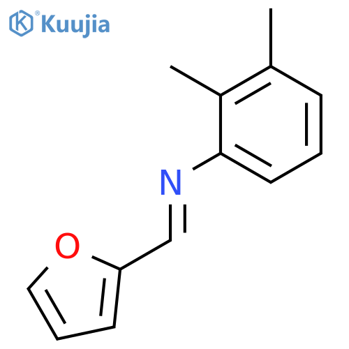 BENZENAMINE, N-(2-FURANYLMETHYLENE)-2,3-DIMETHYL- structure