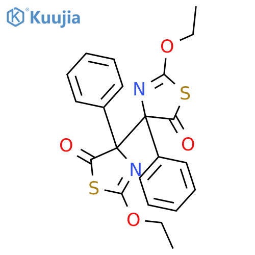 [4,4'-Bithiazole]-5,5'(4H,4'H)-dione, 2,2'-diethoxy-4,4'-diphenyl- structure