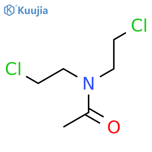N,N-Bis(2-chloroethyl)acetamide structure