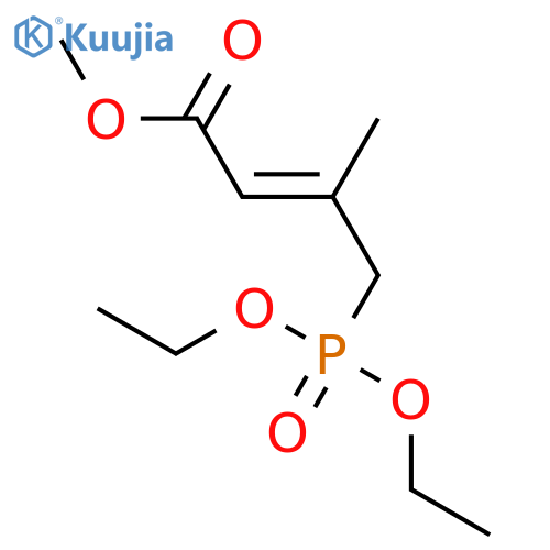 methyl 4-(diethyl phosphono)-3-methylbut-2-enoate structure