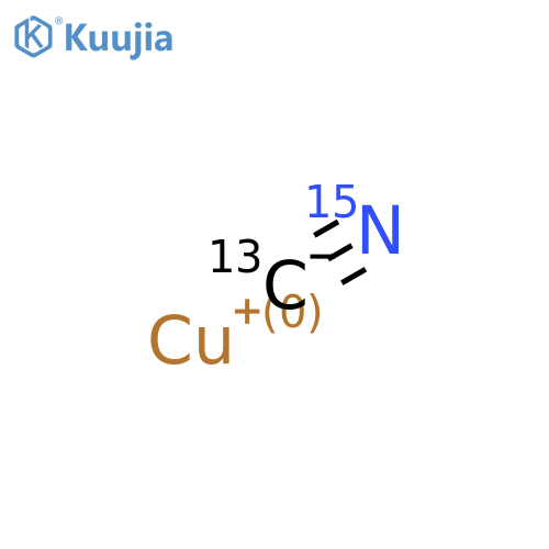 Copper Cyanide-13C,15N structure