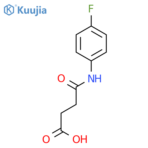 3-(4-fluorophenyl)carbamoylpropanoic Acid structure