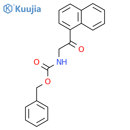 benzyl N-2-(naphthalen-1-yl)-2-oxoethylcarbamate structure